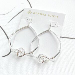 ✨Kendra Scott✨ Presleigh Love Knot Bright Silver Earrings